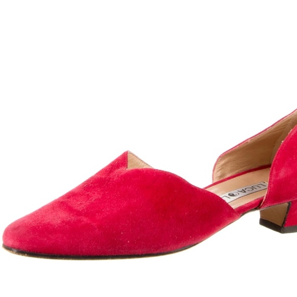 LUCA LUCA Suede D'Orsay Pumps - Picture 2 of 5